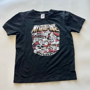 Youth Medium Boys Strictly Wild Valentines Off Road Moto Shirt